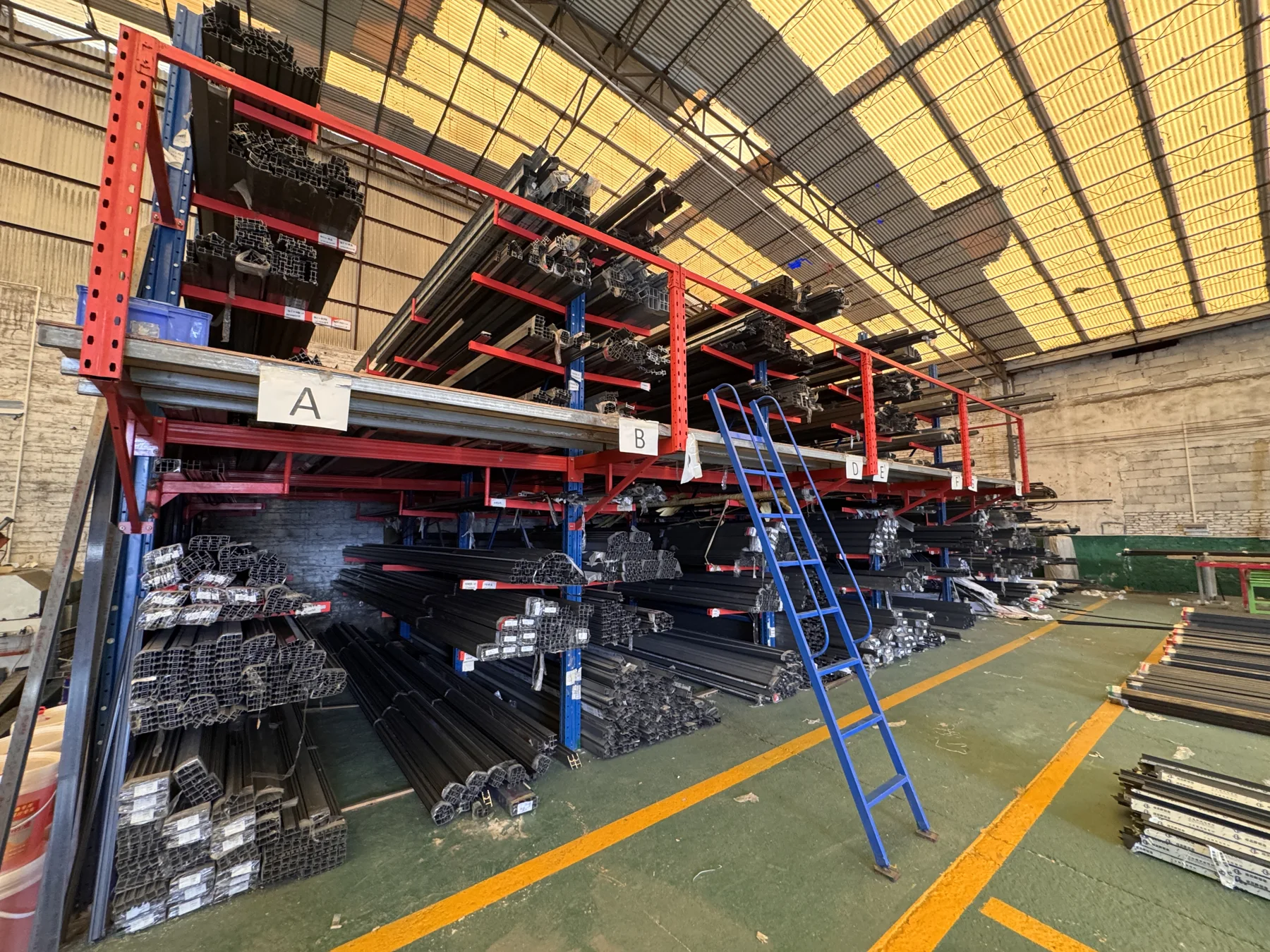 Stockage des matériaux